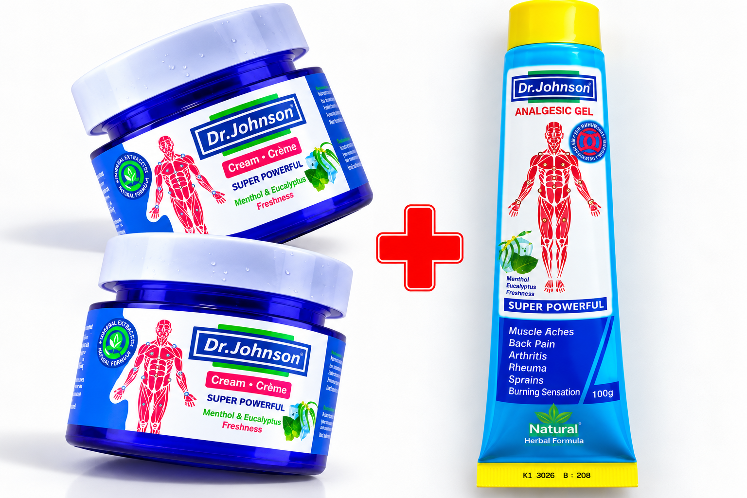 Dr. Johnson Cream and Analgesic Gel Bundle